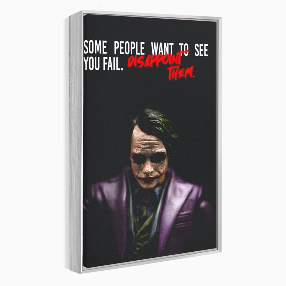 Tablou Canvas Premium LuxCanva® A1035, Joker , Film, Drama, Thriller, Motivational, Culori Vibrante