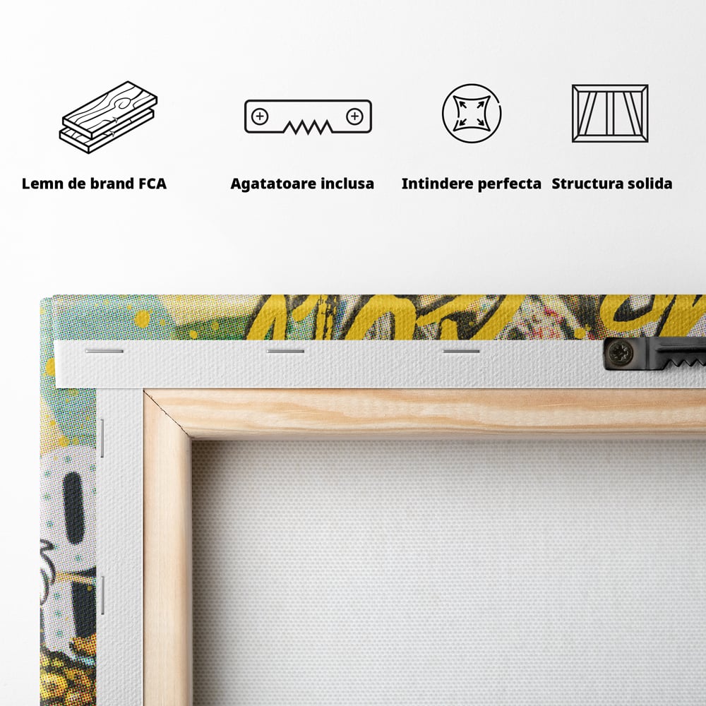 Tablou Canvas Premium, LuxCanva® A1037, Scrooge McDuck, Money, Desene Animate, Gold, Motivational, Culori Vibrante