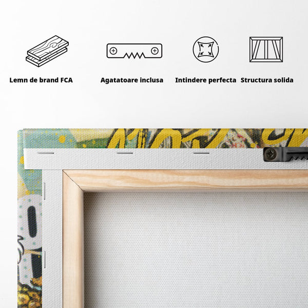 Tablou Canvas Premium, LuxCanva® A1037, Scrooge McDuck, Money, Desene Animate, Gold, Motivational, Culori Vibrante