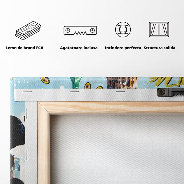 Leinwand Wandbilder Premium, LuxCanva® A1039, Dagobert Duck, Top, Cartoon, Geld, Motivierend, Lebendige Farben