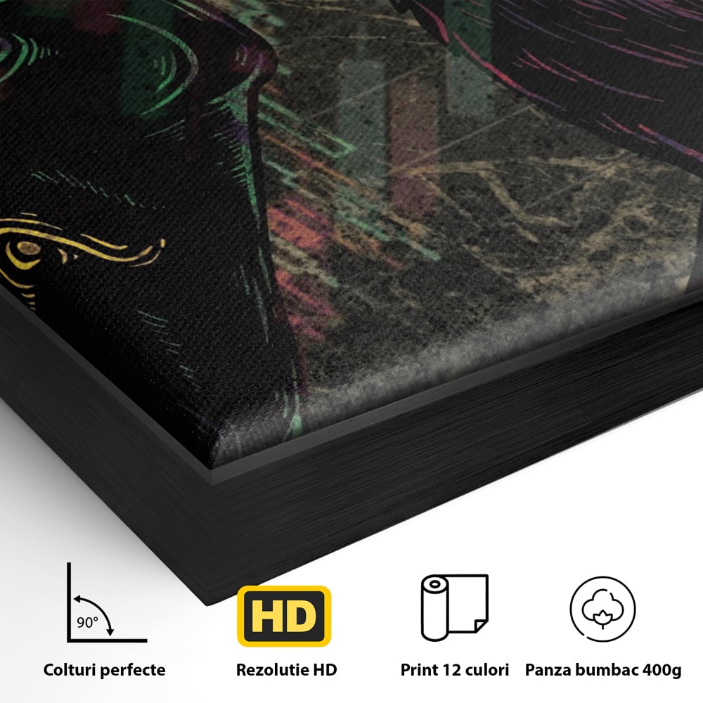 Leinwand Premium Canvas Wandbilder, LuxCanva® A1040, Börse, Bärenmarkt, Bullenmarkt, Finanzen, Lebendige Farben