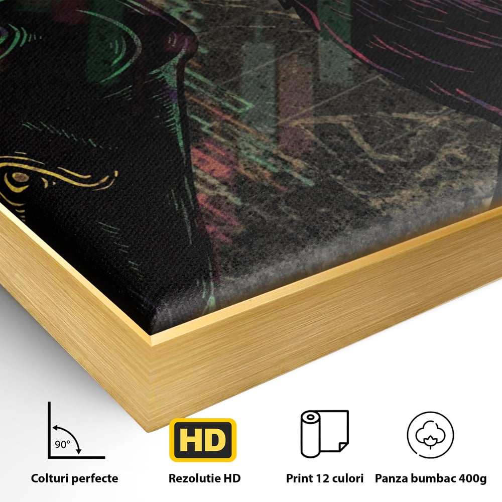 Leinwand Premium Canvas Wandbilder, LuxCanva® A1040, Börse, Bärenmarkt, Bullenmarkt, Finanzen, Lebendige Farben