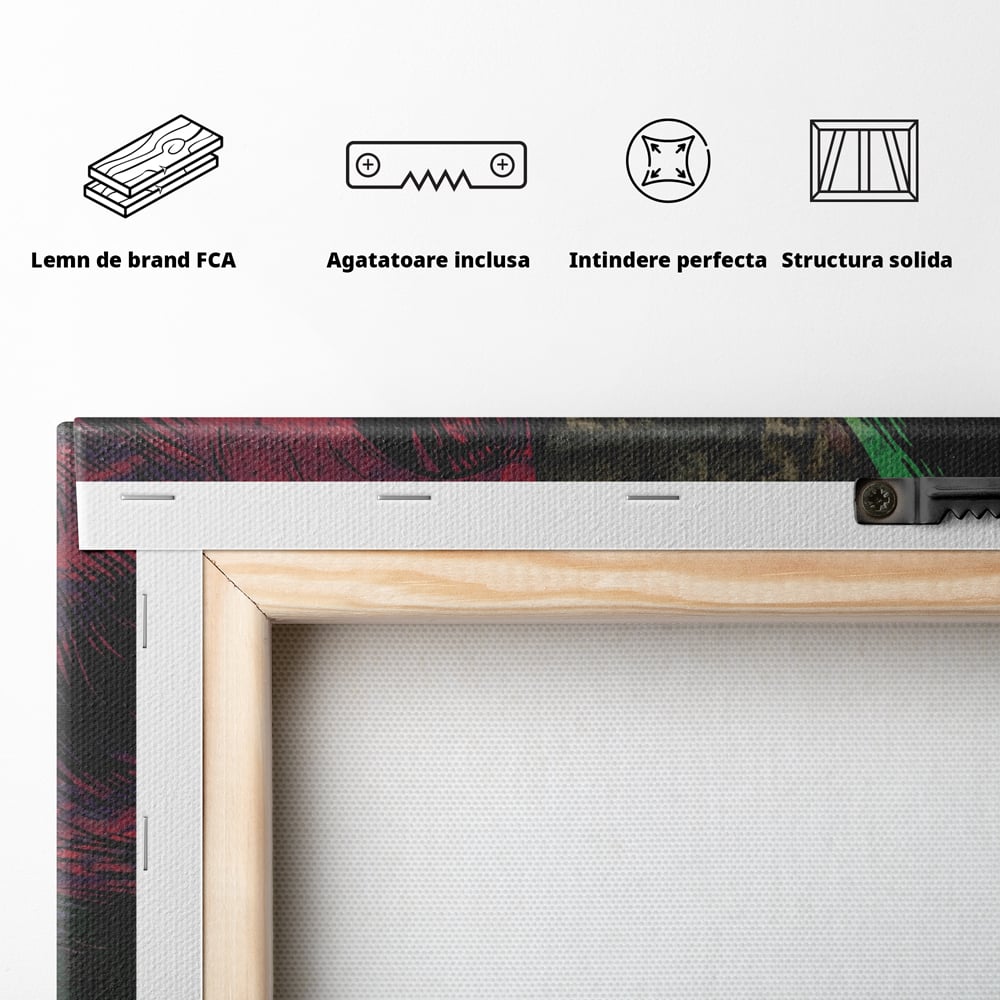 Leinwand Premium Canvas Wandbilder, LuxCanva® A1040, Börse, Bärenmarkt, Bullenmarkt, Finanzen, Lebendige Farben