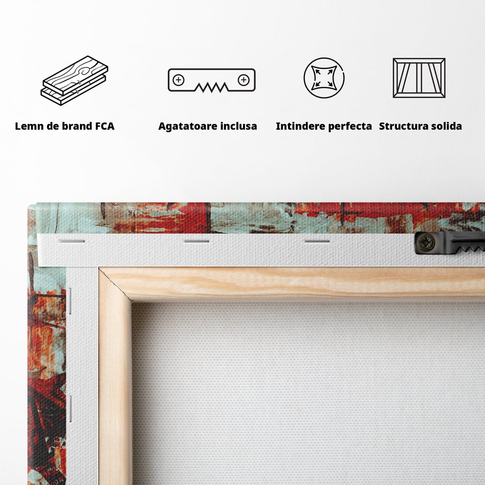 Tablou Canvas Premium, LuxCanva® A1041, Bull Market, Bull, Dollar, Financiar, Money, Culori Vibrante