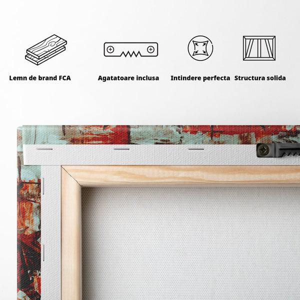 Tablou Canvas Premium, LuxCanva® A1041, Bull Market, Bull, Dollar, Financiar, Money, Culori Vibrante