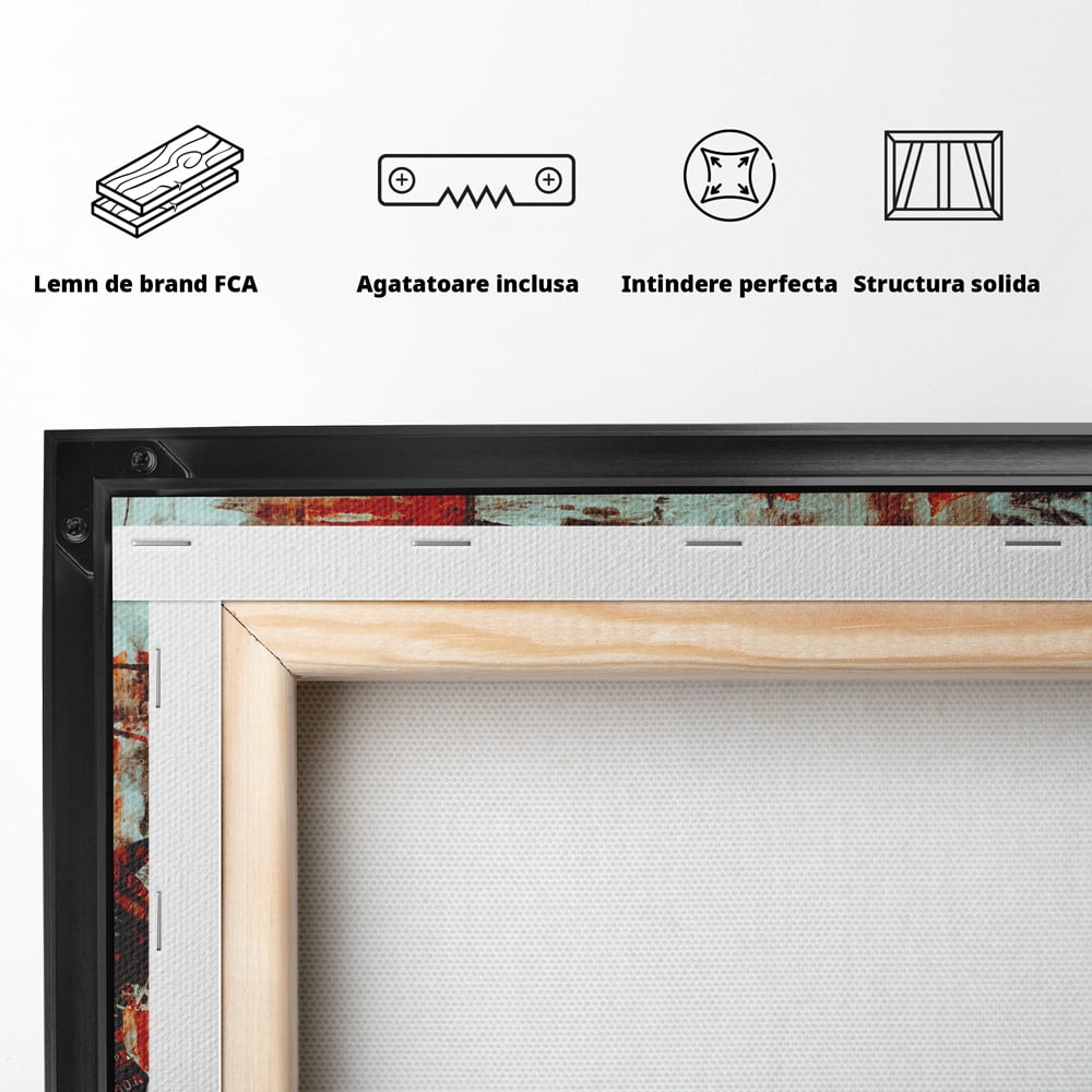 Tablou Canvas Premium, LuxCanva® A1041, Bull Market, Bull, Dollar, Financiar, Money, Culori Vibrante