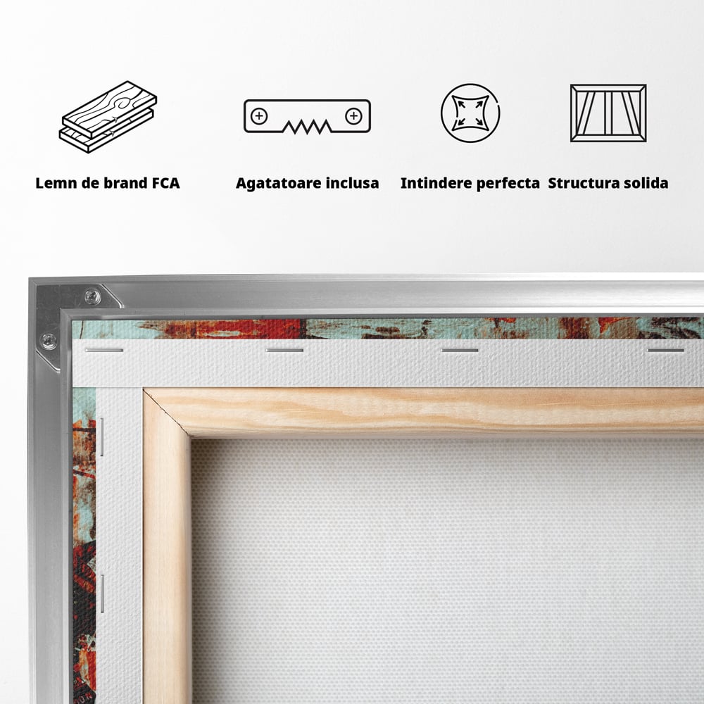 Tablou Canvas Premium, LuxCanva® A1041, Bull Market, Bull, Dollar, Financiar, Money, Culori Vibrante