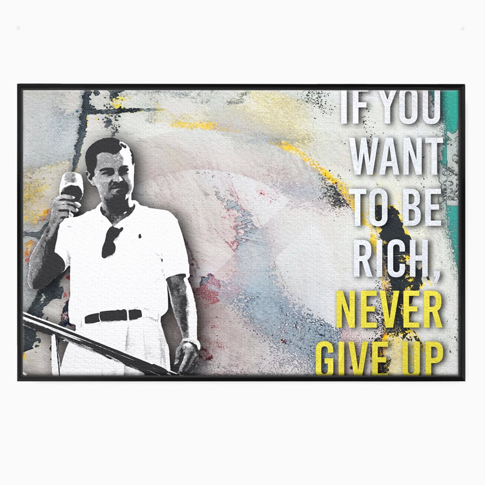 Tablou Canvas Premium LuxCanva® A1045, Leonardo DiCaprio , Actor, Oscar, Film, Culori Vibrante