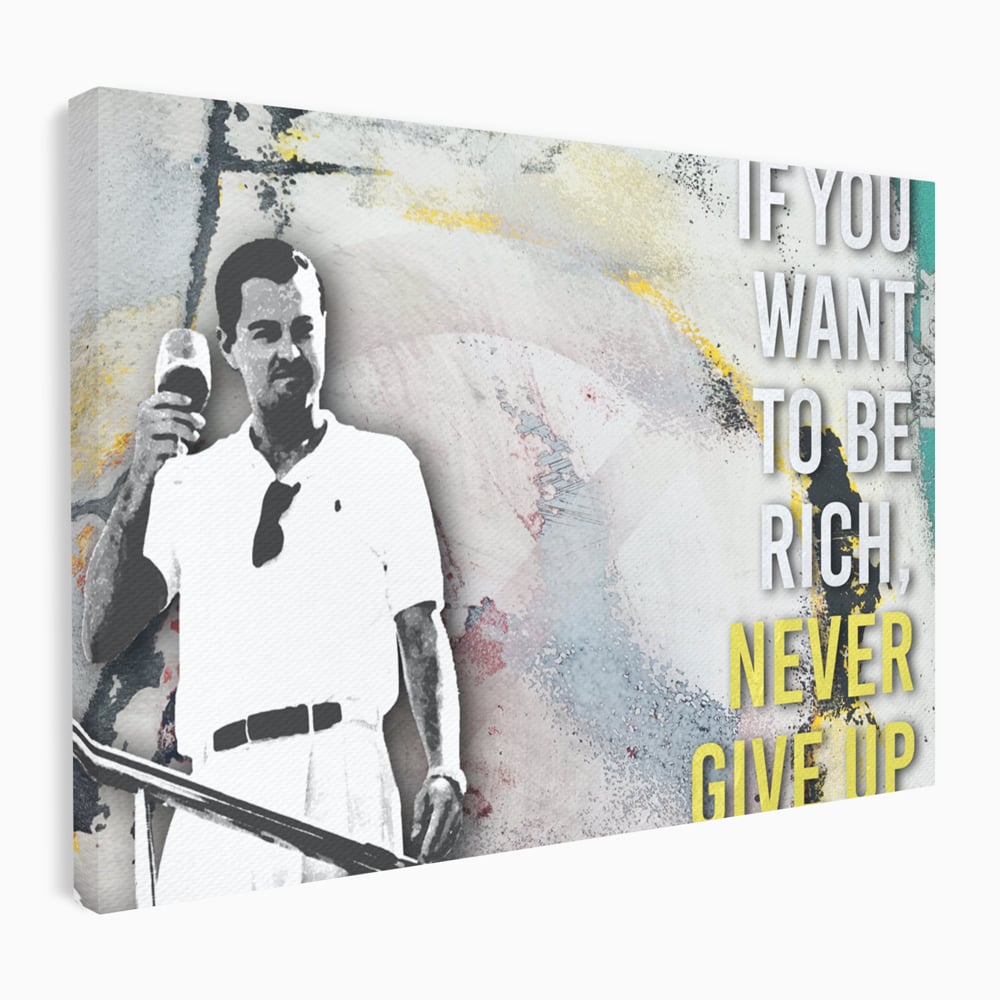 Tablou Canvas Premium LuxCanva® A1045, Leonardo DiCaprio , Actor, Oscar, Film, Culori Vibrante