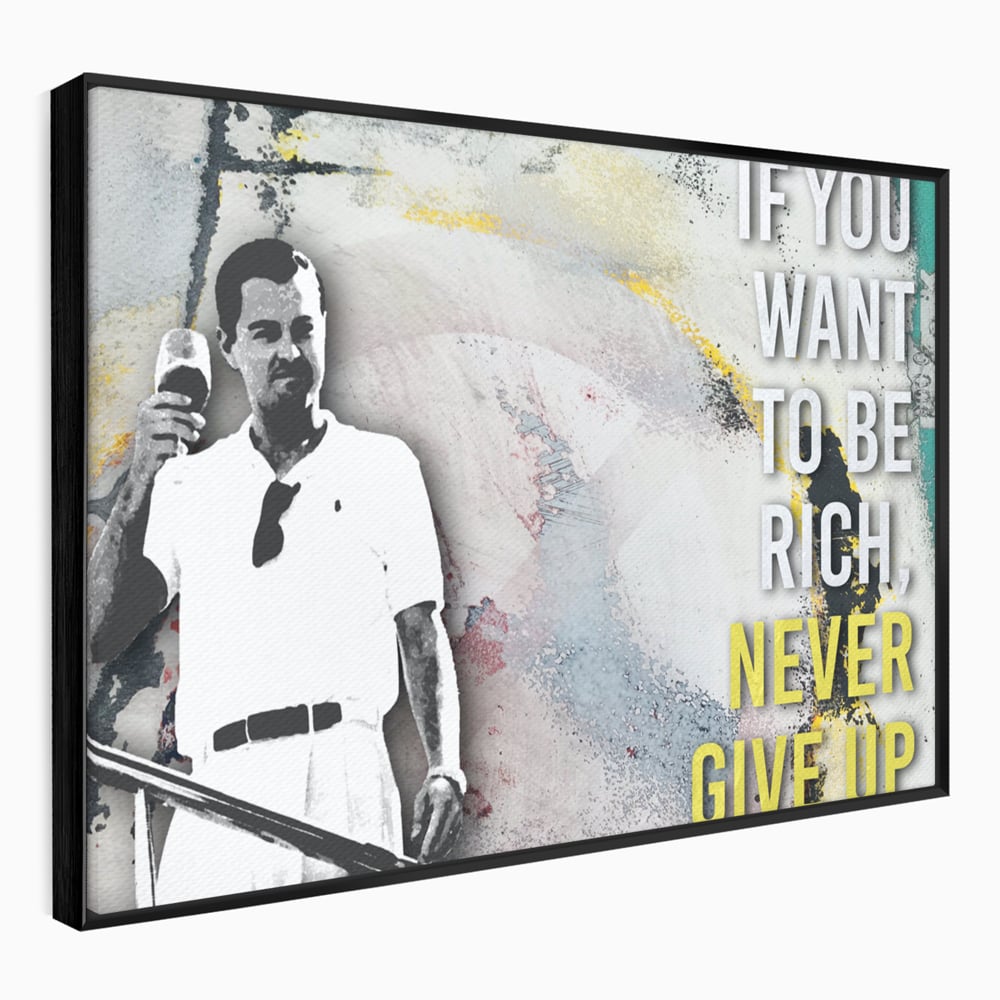 Tablou Canvas Premium LuxCanva® A1045, Leonardo DiCaprio , Actor, Oscar, Film, Culori Vibrante