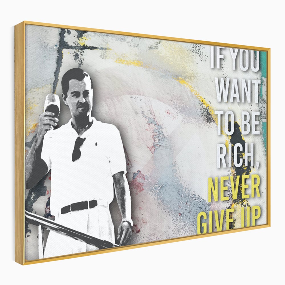 Tablou Canvas Premium LuxCanva® A1045, Leonardo DiCaprio , Actor, Oscar, Film, Culori Vibrante