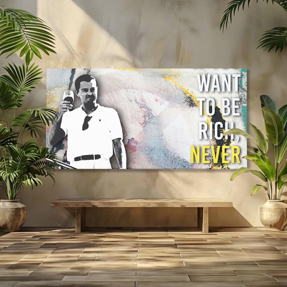 Tablou Canvas Premium LuxCanva® A1045, Leonardo DiCaprio , Actor, Oscar, Film, Culori Vibrante