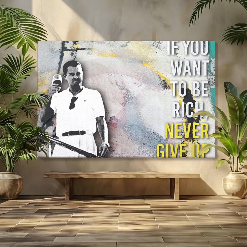Tablou Canvas Premium LuxCanva® A1045, Leonardo DiCaprio , Actor, Oscar, Film, Culori Vibrante