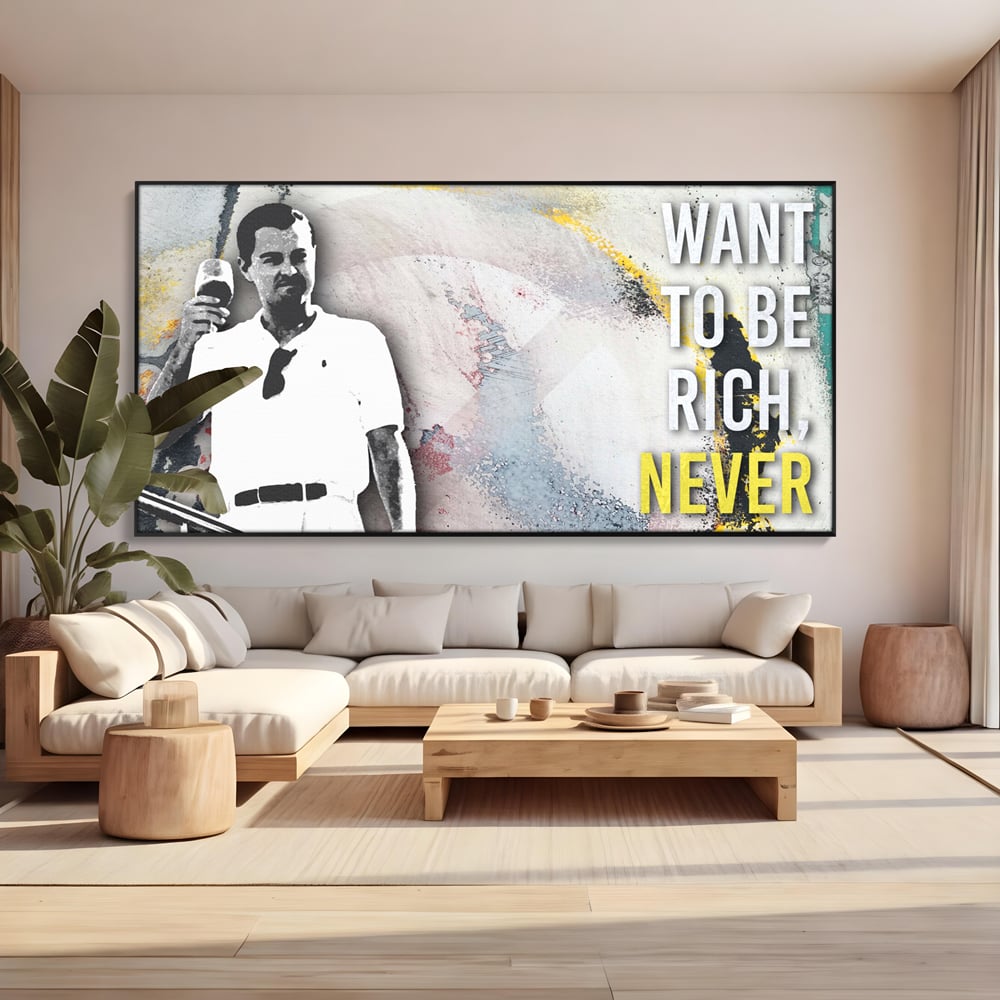 Tablou Canvas Premium LuxCanva® A1045, Leonardo DiCaprio , Actor, Oscar, Film, Culori Vibrante