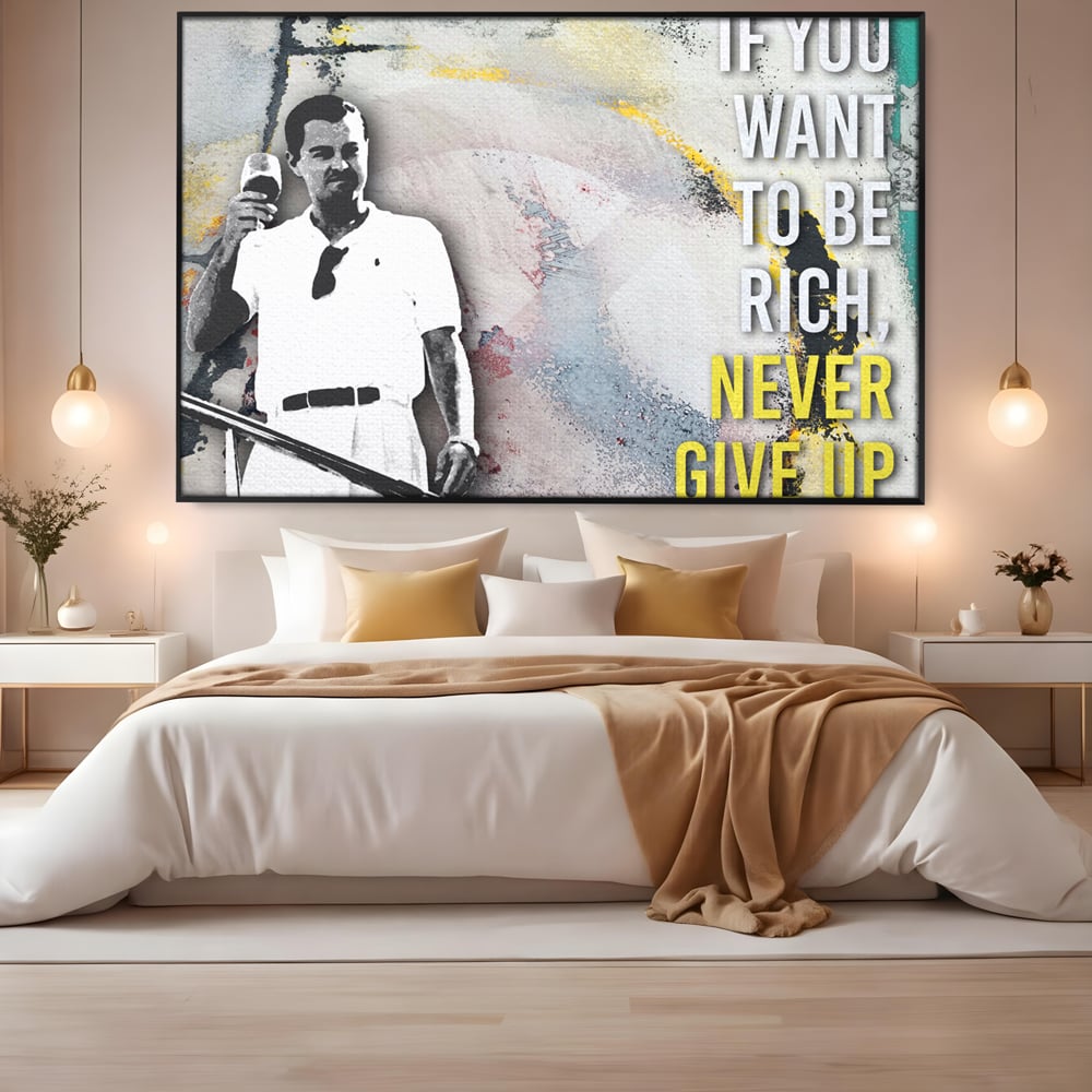 Tablou Canvas Premium LuxCanva® A1045, Leonardo DiCaprio , Actor, Oscar, Film, Culori Vibrante
