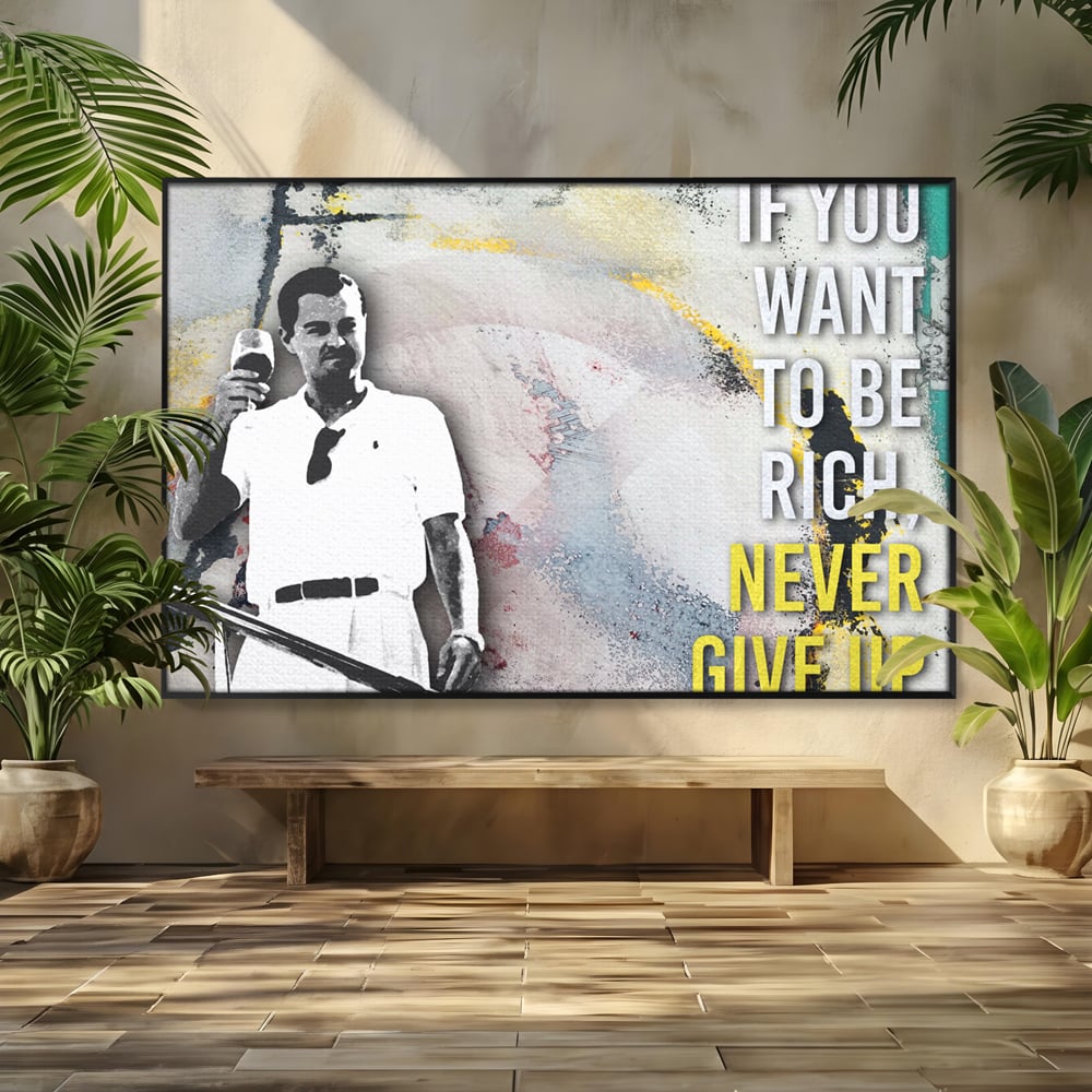 Tablou Canvas Premium LuxCanva® A1045, Leonardo DiCaprio , Actor, Oscar, Film, Culori Vibrante