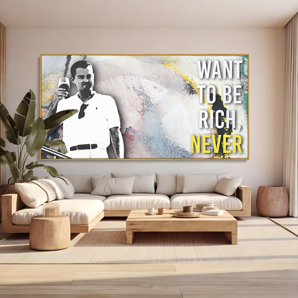 Tablou Canvas Premium LuxCanva® A1045, Leonardo DiCaprio , Actor, Oscar, Film, Culori Vibrante