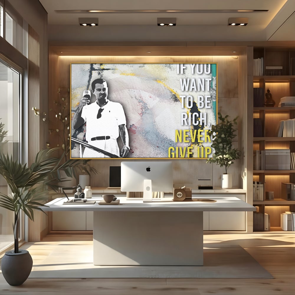 Tablou Canvas Premium LuxCanva® A1045, Leonardo DiCaprio , Actor, Oscar, Film, Culori Vibrante