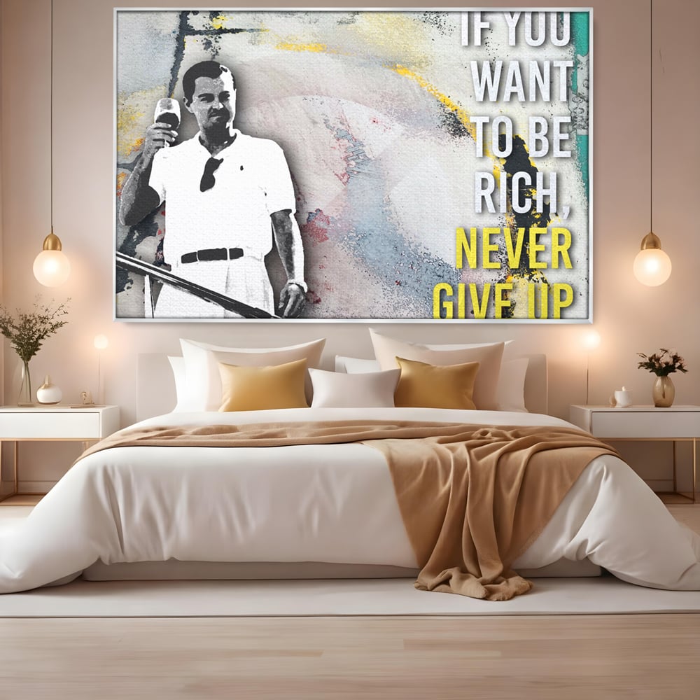 Tablou Canvas Premium LuxCanva® A1045, Leonardo DiCaprio , Actor, Oscar, Film, Culori Vibrante