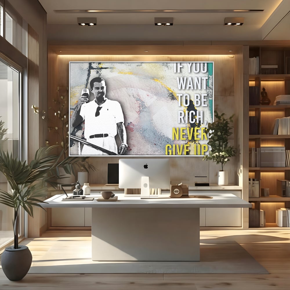 Tablou Canvas Premium LuxCanva® A1045, Leonardo DiCaprio , Actor, Oscar, Film, Culori Vibrante