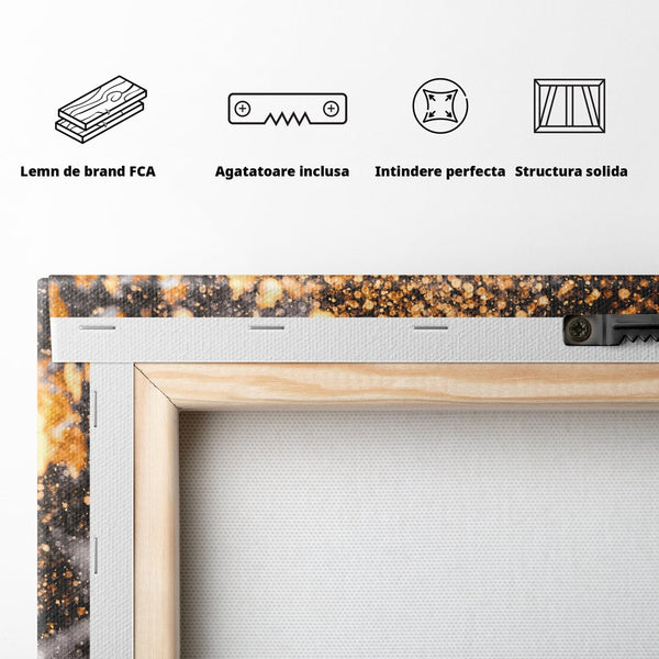 Tablou Canvas Premium LuxCanva® A1051, Stay Hungry , Strong Minded, Succes, Pozitiv, Motivational, Culori Vibrante
