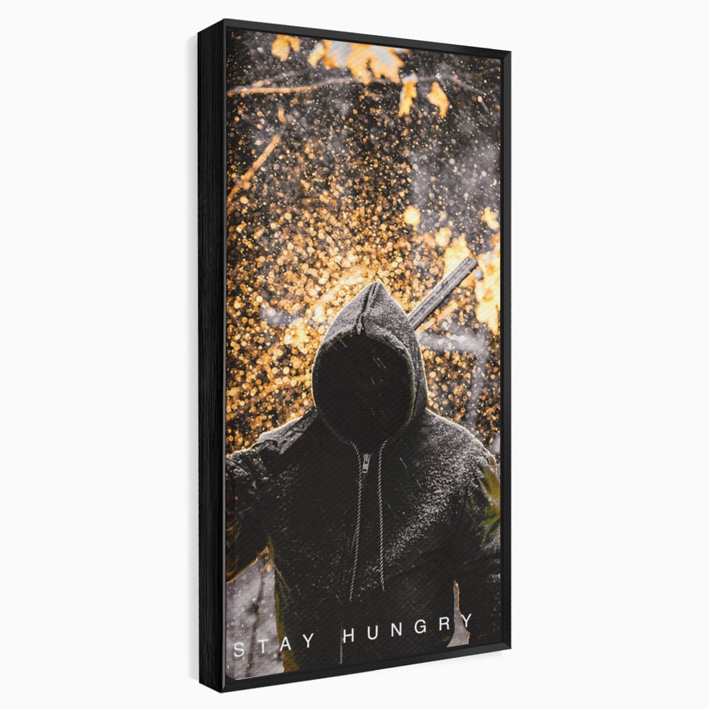 Tablou Canvas Premium LuxCanva® A1051, Stay Hungry , Strong Minded, Succes, Pozitiv, Motivational, Culori Vibrante
