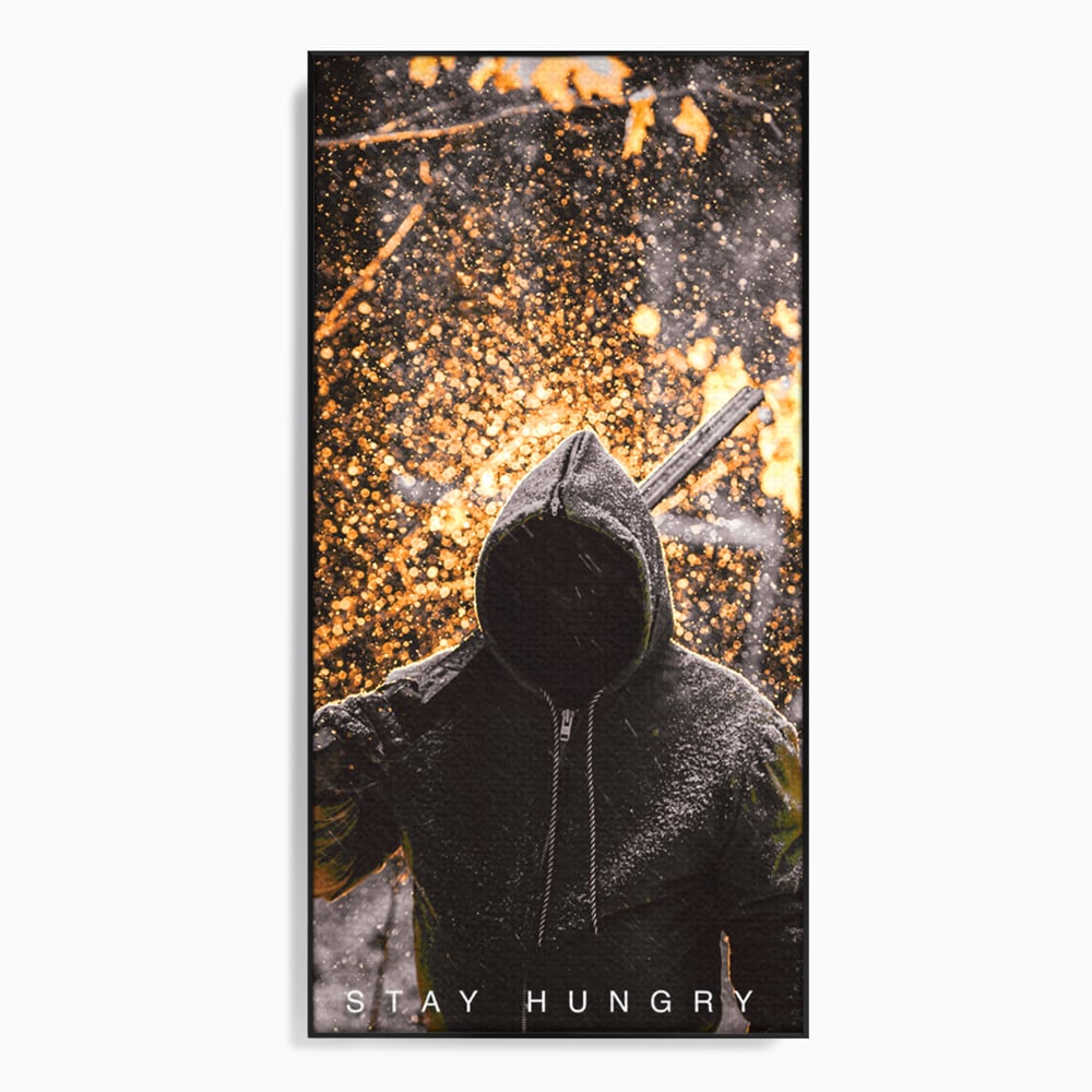 Tablou Canvas Premium LuxCanva® A1051, Stay Hungry , Strong Minded, Succes, Pozitiv, Motivational, Culori Vibrante