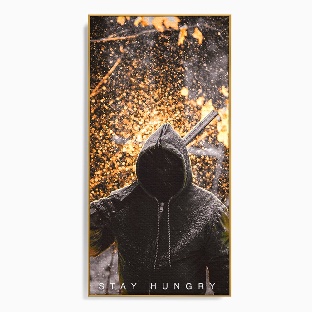 Tablou Canvas Premium LuxCanva® A1051, Stay Hungry , Strong Minded, Succes, Pozitiv, Motivational, Culori Vibrante