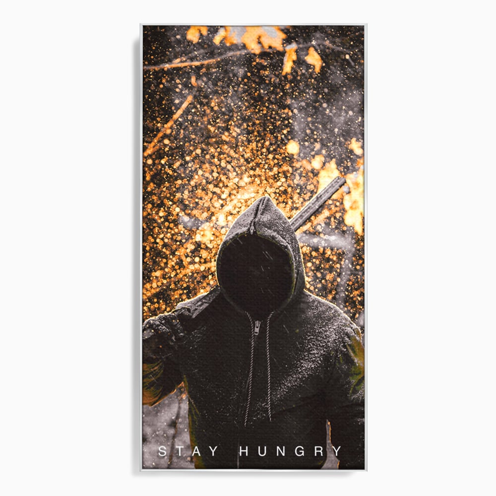 Tablou Canvas Premium LuxCanva® A1051, Stay Hungry , Strong Minded, Succes, Pozitiv, Motivational, Culori Vibrante