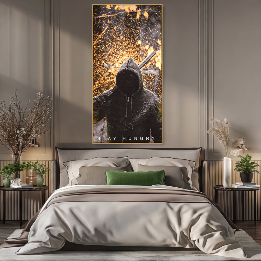 Tablou Canvas Premium LuxCanva® A1051, Stay Hungry , Strong Minded, Succes, Pozitiv, Motivational, Culori Vibrante