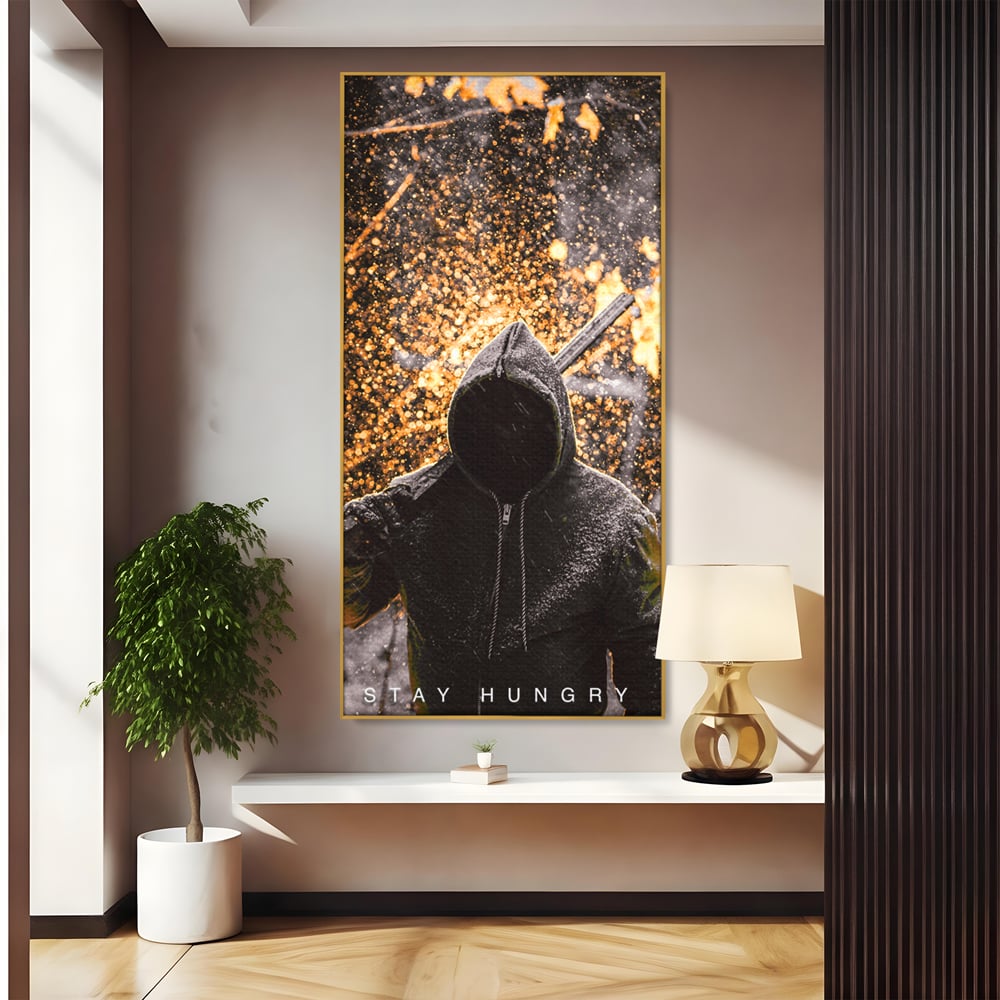 Tablou Canvas Premium LuxCanva® A1051, Stay Hungry , Strong Minded, Succes, Pozitiv, Motivational, Culori Vibrante