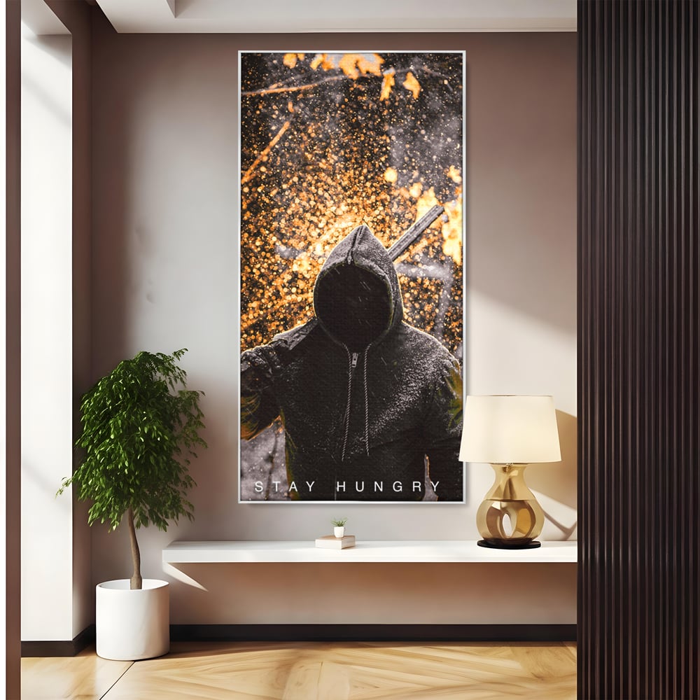 Tablou Canvas Premium LuxCanva® A1051, Stay Hungry , Strong Minded, Succes, Pozitiv, Motivational, Culori Vibrante