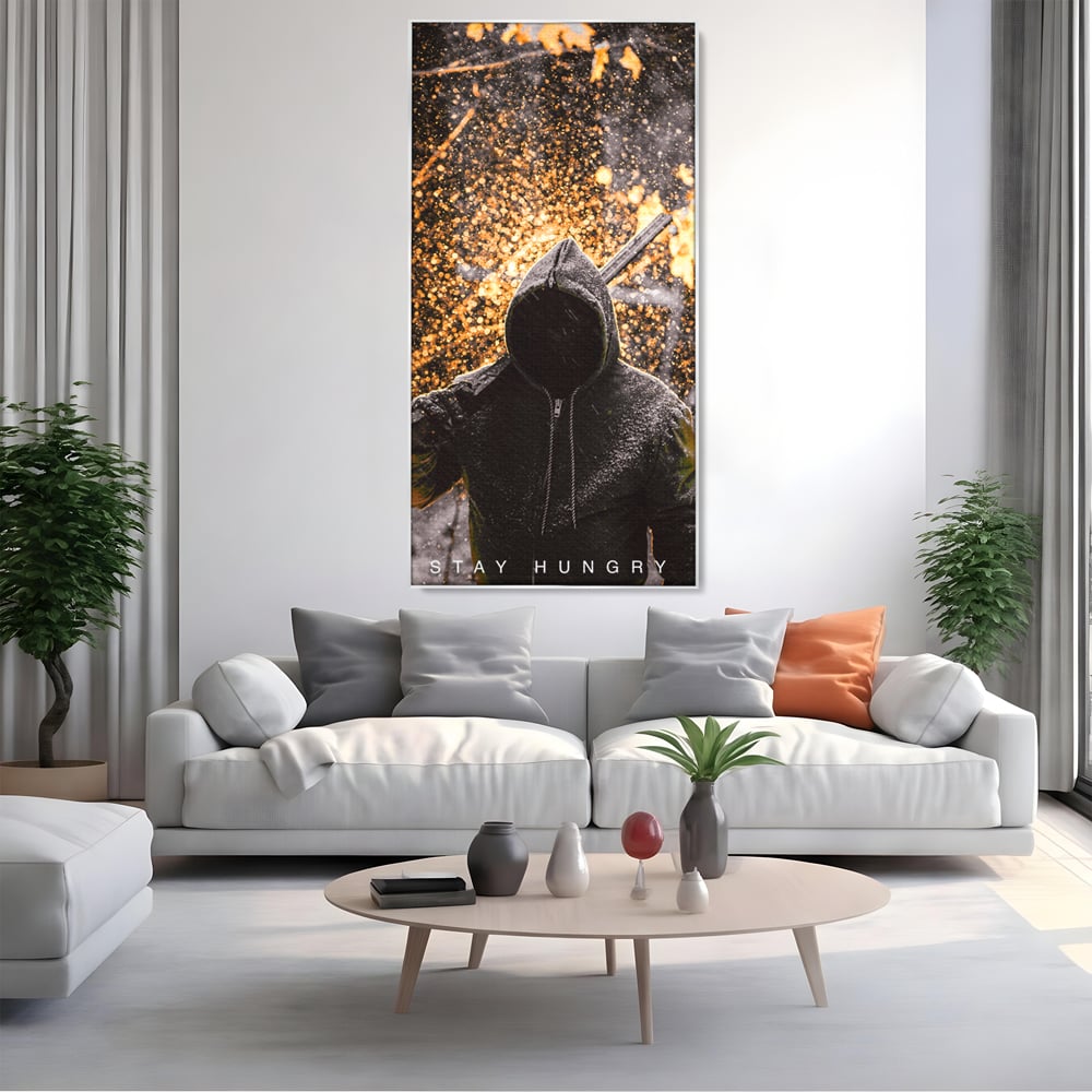 Tablou Canvas Premium LuxCanva® A1051, Stay Hungry , Strong Minded, Succes, Pozitiv, Motivational, Culori Vibrante