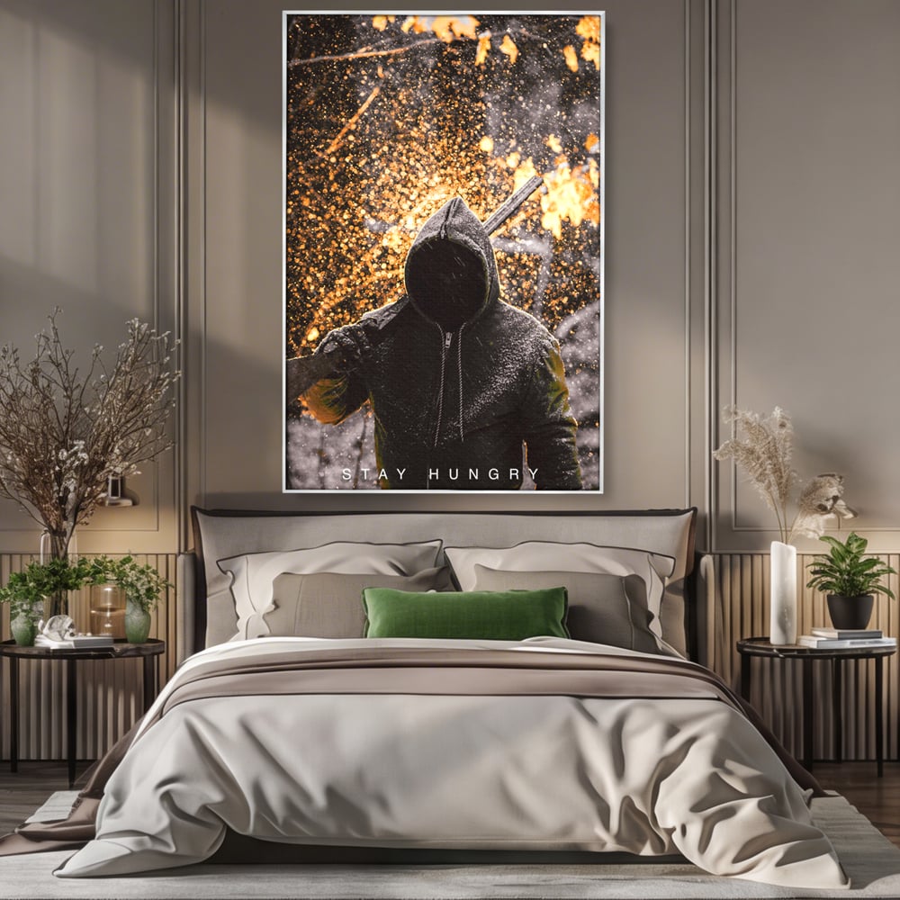 Tablou Canvas Premium LuxCanva® A1051, Stay Hungry , Strong Minded, Succes, Pozitiv, Motivational, Culori Vibrante