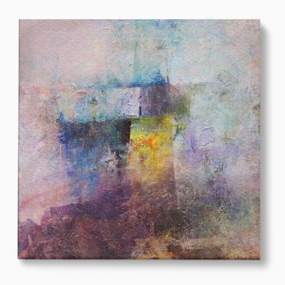 Tablou Canvas Premium LuxCanva® A1088, Colorful Purple , Abstract, Mov, Violet, Lavander, Multicolor, Culori Vibrante