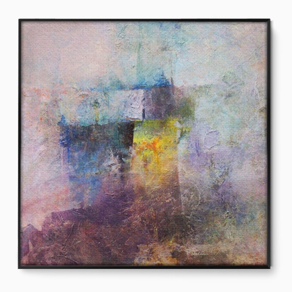 Tablou Canvas Premium LuxCanva® A1088, Colorful Purple , Abstract, Mov, Violet, Lavander, Multicolor, Culori Vibrante