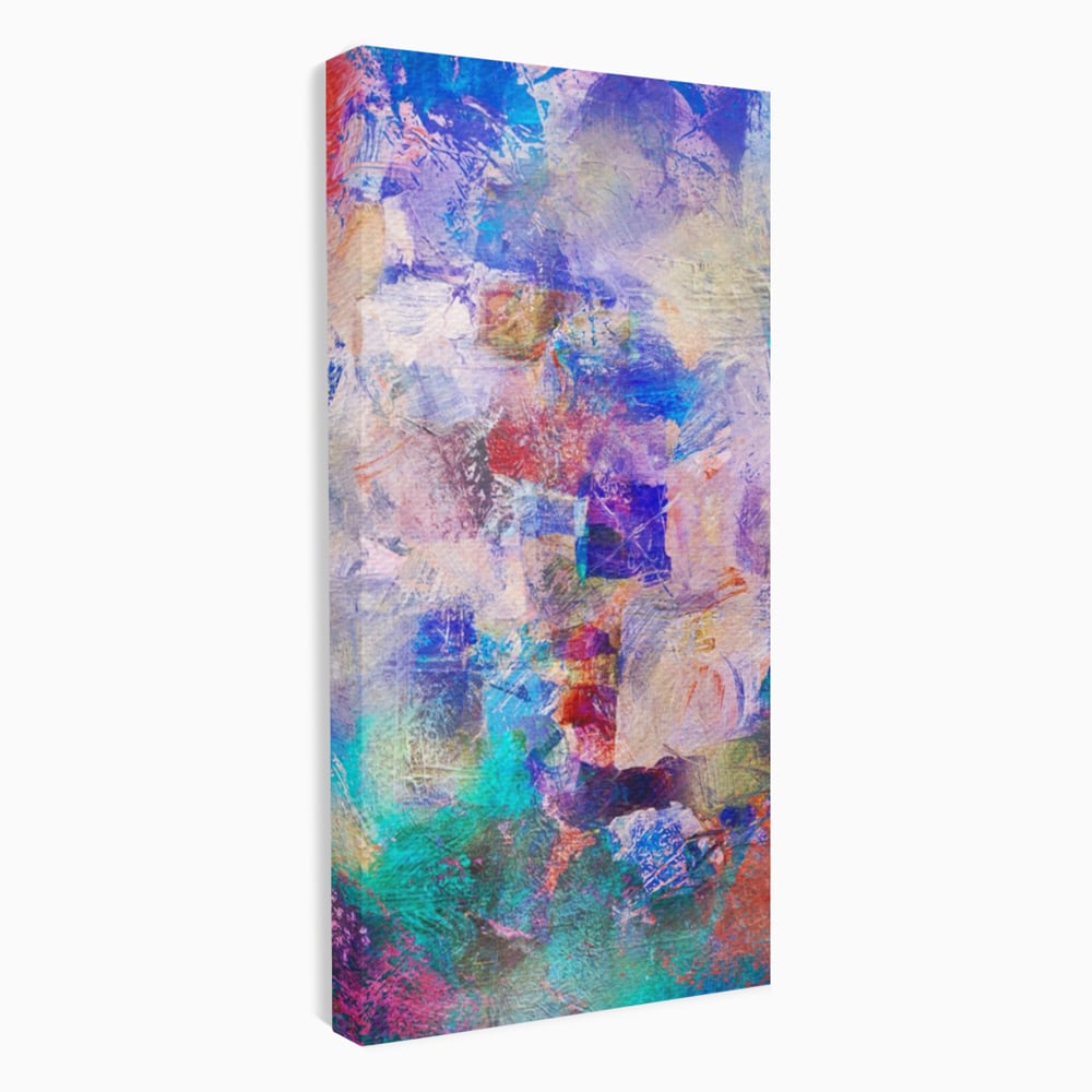 Tablou Canvas Premium LuxCanva® A1089, Multicolor , Abstract, Mixture Of Colors, Culori Vibrante