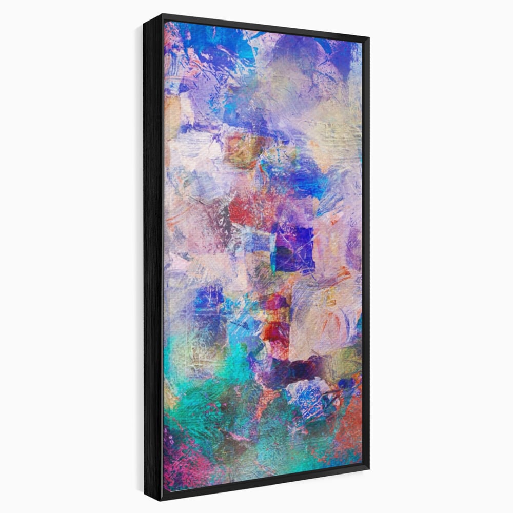 Tablou Canvas Premium LuxCanva® A1089, Multicolor , Abstract, Mixture Of Colors, Culori Vibrante