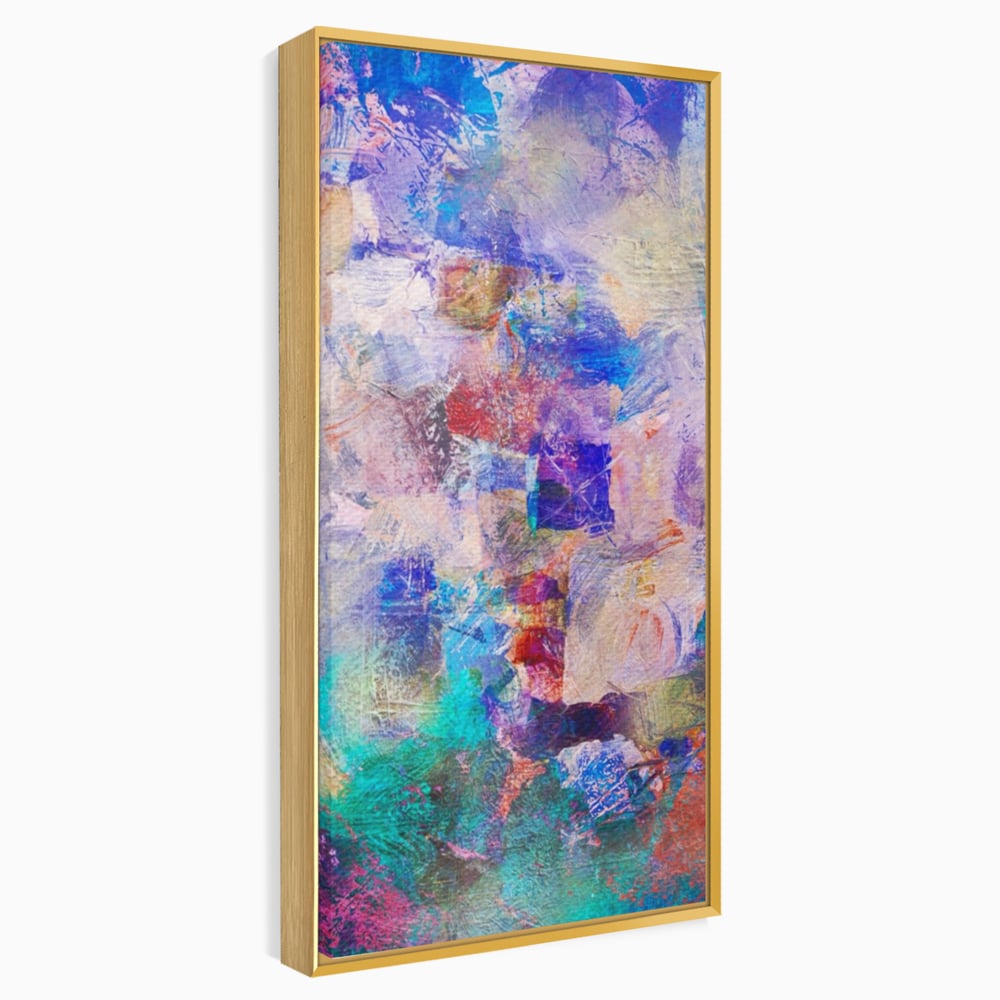 Tablou Canvas Premium LuxCanva® A1089, Multicolor , Abstract, Mixture Of Colors, Culori Vibrante
