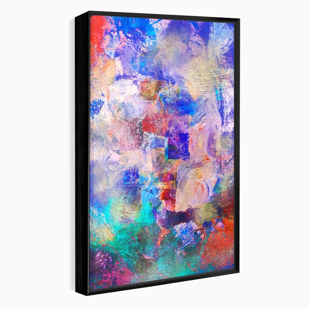 Tablou Canvas Premium LuxCanva® A1089, Multicolor , Abstract, Mixture Of Colors, Culori Vibrante