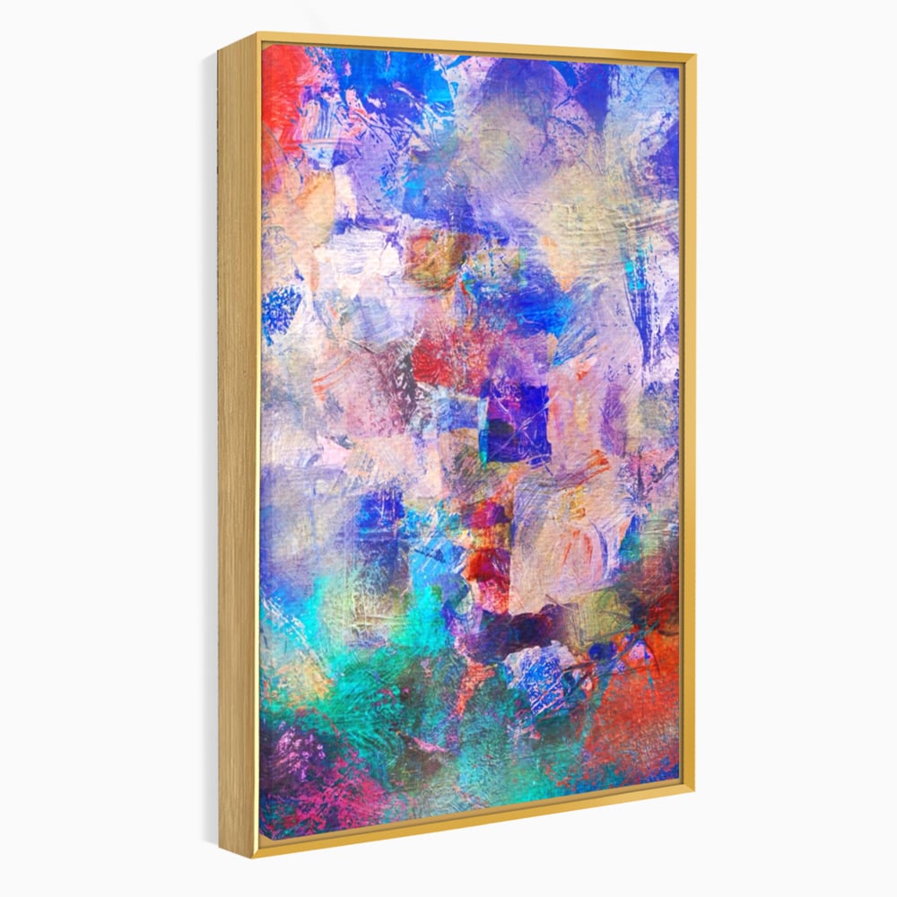 Tablou Canvas Premium LuxCanva® A1089, Multicolor , Abstract, Mixture Of Colors, Culori Vibrante
