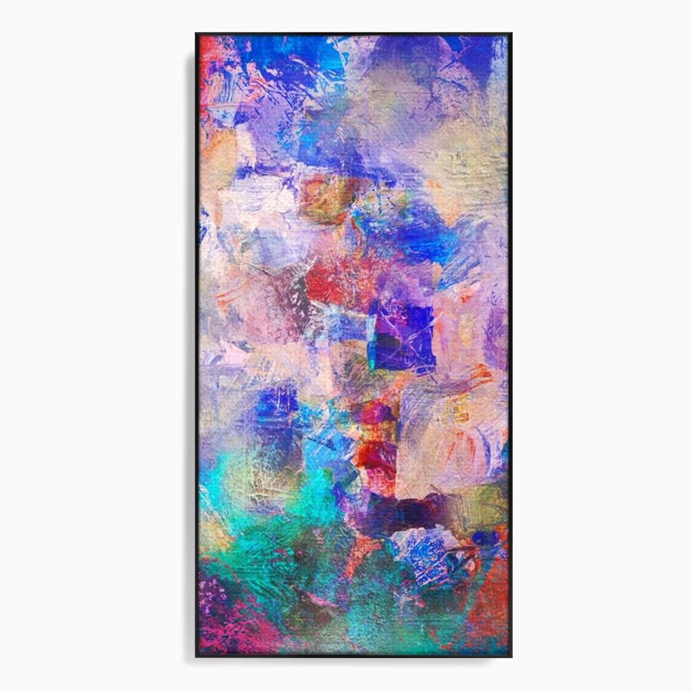 Tablou Canvas Premium LuxCanva® A1089, Multicolor , Abstract, Mixture Of Colors, Culori Vibrante