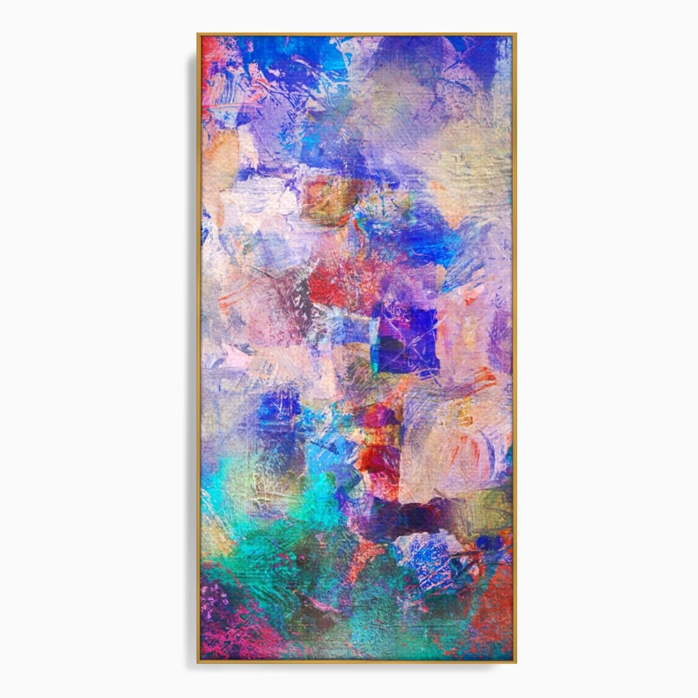 Tablou Canvas Premium LuxCanva® A1089, Multicolor , Abstract, Mixture Of Colors, Culori Vibrante