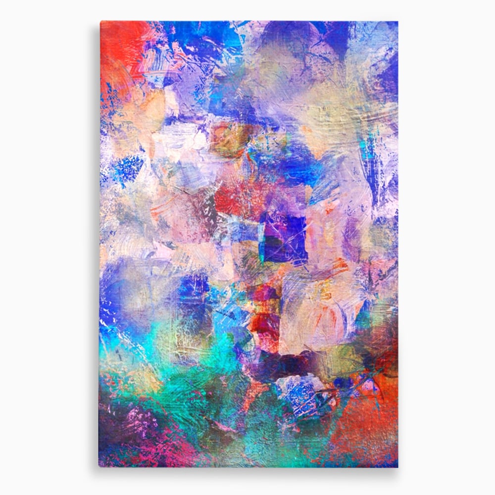 Tablou Canvas Premium LuxCanva® A1089, Multicolor , Abstract, Mixture Of Colors, Culori Vibrante