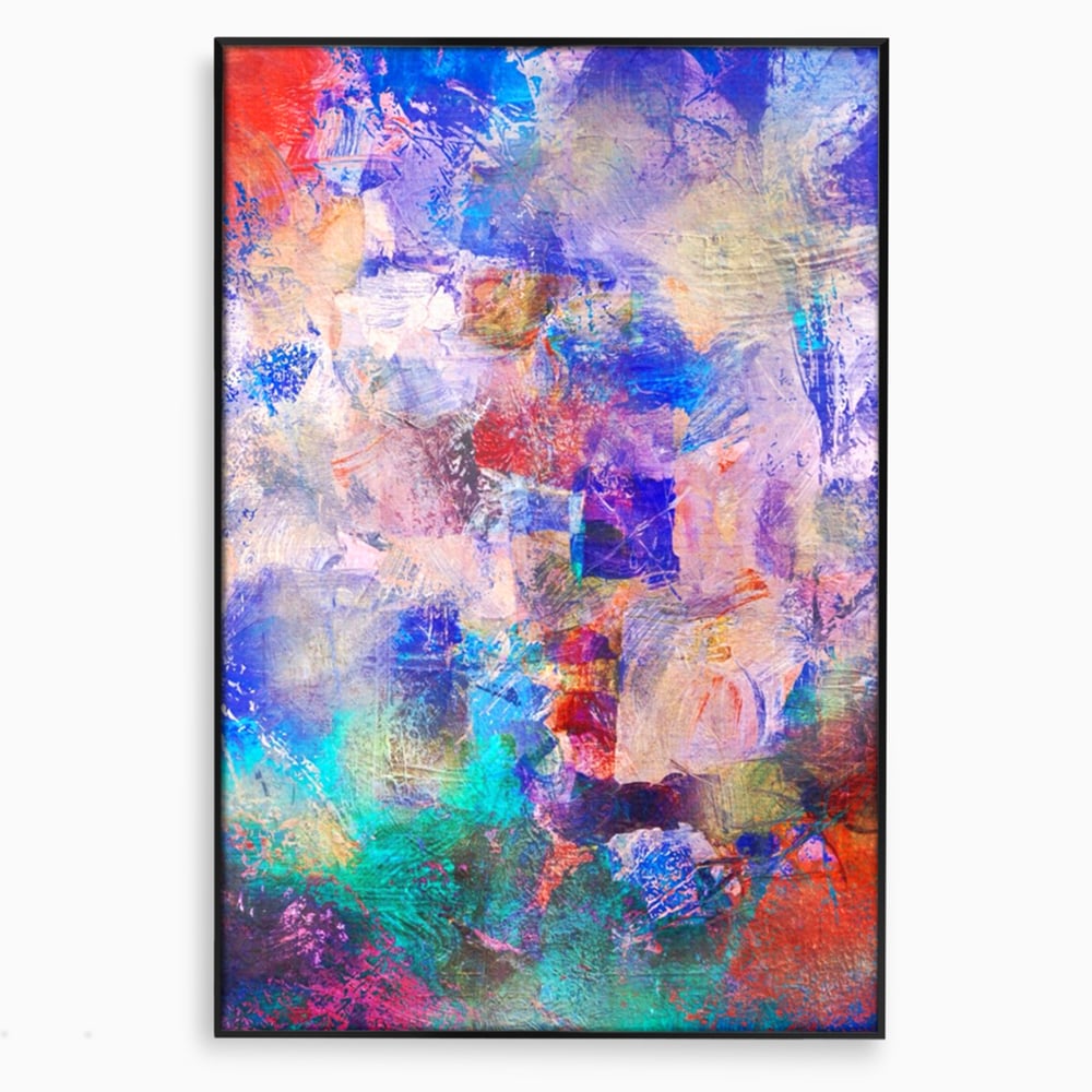 Tablou Canvas Premium LuxCanva® A1089, Multicolor , Abstract, Mixture Of Colors, Culori Vibrante