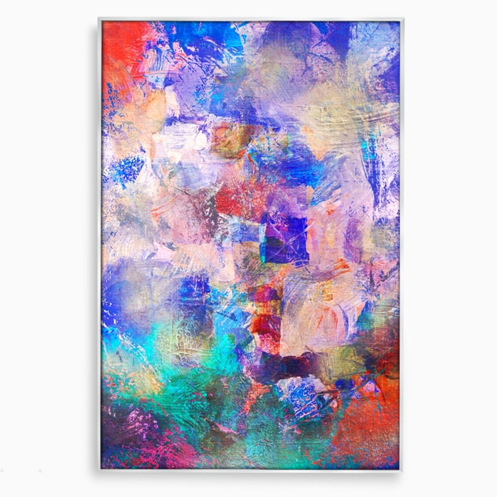 Tablou Canvas Premium LuxCanva® A1089, Multicolor , Abstract, Mixture Of Colors, Culori Vibrante