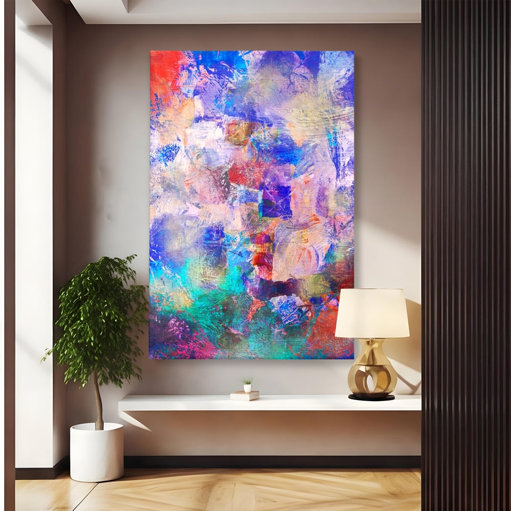 Tablou Canvas Premium LuxCanva® A1089, Multicolor , Abstract, Mixture Of Colors, Culori Vibrante