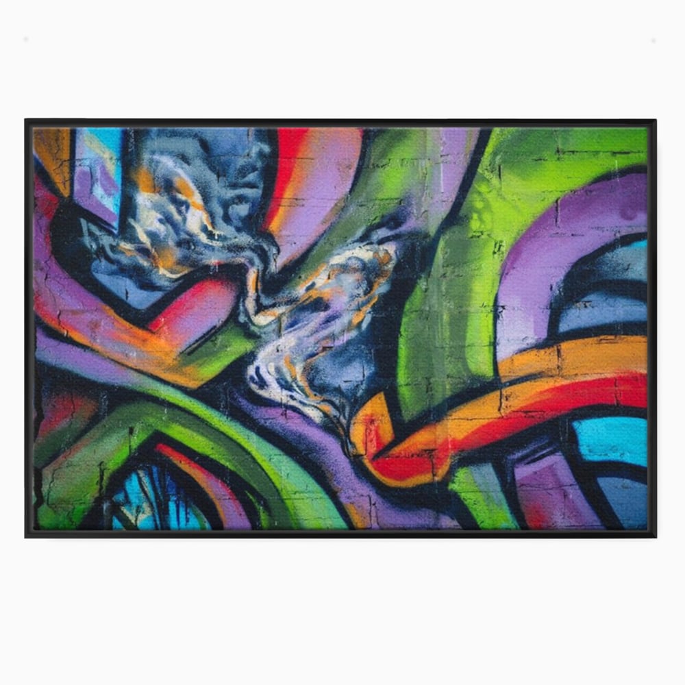 Tablou Canvas Premium LuxCanva® A1090, Graffiti , Abstract, Street Art, Multicolor, Culori Vibrante