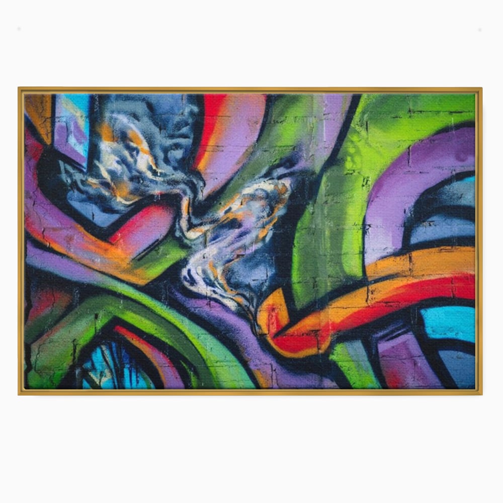 Tablou Canvas Premium LuxCanva® A1090, Graffiti , Abstract, Street Art, Multicolor, Culori Vibrante
