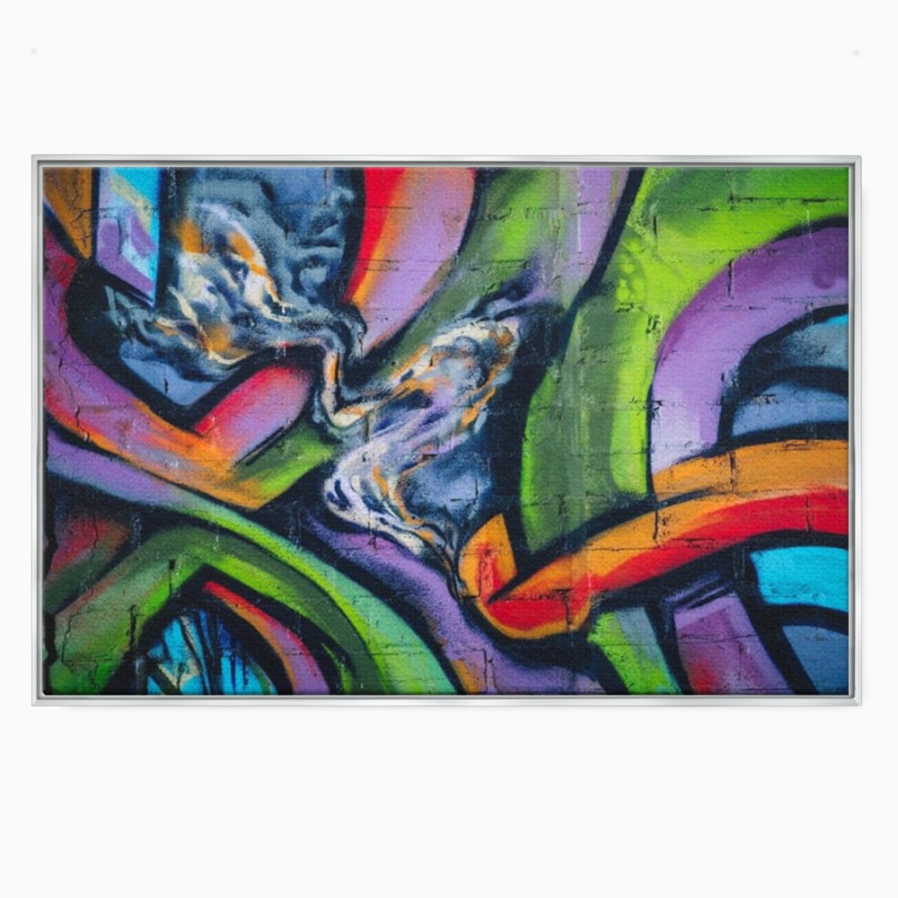 Tablou Canvas Premium LuxCanva® A1090, Graffiti , Abstract, Street Art, Multicolor, Culori Vibrante